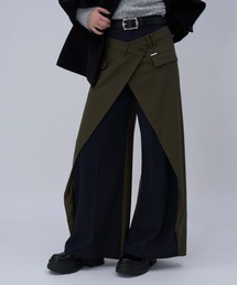 HARE | ハイショクラップデザインパンツ(HARE)(スラックス)