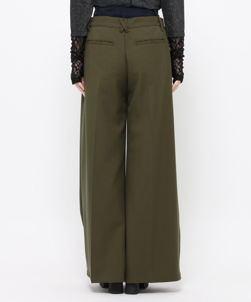 HARE（ハレ）の「ハイショクラップデザインパンツ(HARE)（スラックス