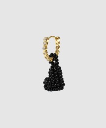 Pura Utz（プラ ウズ）の「Beaded Earring - Zircon Hoop（イヤリング）」
