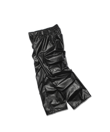 ROCKPSYCHO（ロックサイコ）の「レザー ビッグカーゴパンツ ブラック（その他パンツ）」