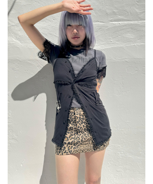 STILLLETHARDY(スティルレッサーディ)の「レオパードフラワースカート(スカート・レディース・その他・1/2)」の4枚目の写真