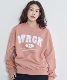 WRCK アーチロゴ スウェット_インディピンク