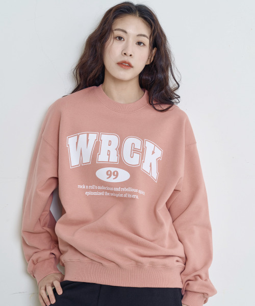 WILDROCK(ワイルドロック)の「WRCK アーチロゴ スウェット_インディピンク(スウェット・メンズ・その他・LARGE/MEDIUM/SMALL)」の1枚目の写真