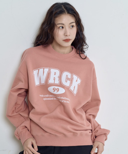 WILDROCK(ワイルドロック)の「WRCK アーチロゴ スウェット_インディピンク(スウェット・メンズ・その他・LARGE/MEDIUM/SMALL)」の4枚目の写真