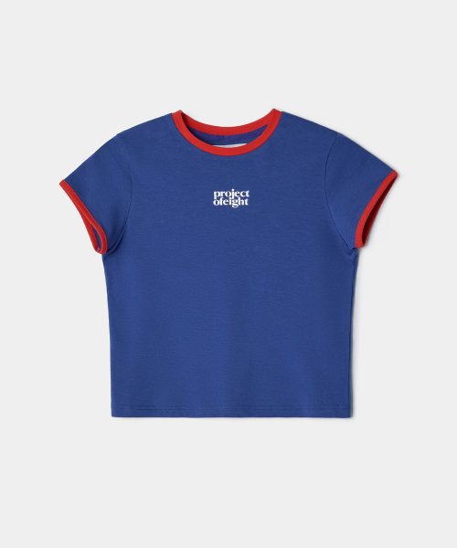 PO8（ピーオーエイト）の「CORE 8 T-SHIRTS - COBALT BLUE（Tシャツ/カットソー・レディース・コバルトブルー・SMALL/MEDIUM）」の2枚目の写真