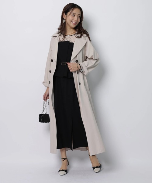 JUSGLITTY（ジャスグリッティー）の「ペプラムワンピース（ワンピース・レディース・ピンク系その他/ブラック系その他・2/1/0）」の9枚目の写真