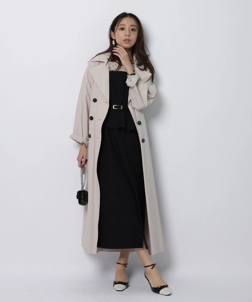 JUSGLITTY（ジャスグリッティー）の「ペプラムワンピース（ワンピース・レディース・ピンク系その他/ブラック系その他・2/1/0）」の10枚目の写真