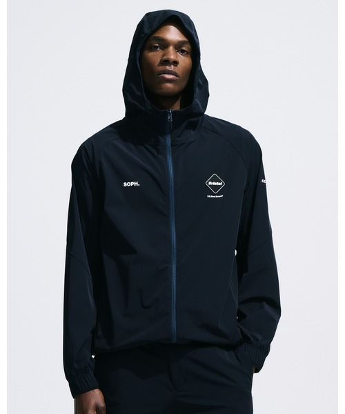 F.C.Real Bristol(エフシーレアルブリストル)の「CORDURA 4WAY STRETCH VENTILATION JACKET(ナイロンジャケット・メンズ・ネイビー/ブラック・X-LARGE/LARGE/MEDIUM/XX-LARGE/SMALL)」の10枚目の写真