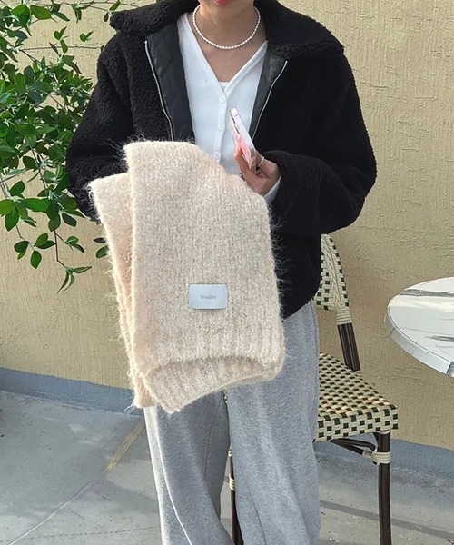 Girly Doll(ガーリードール)の「ジップアップ裏キルティングボアブルゾン(チェスターコート・レディース・グリーン/ベージュ/ブラック/ブルー・FREE)」の18枚目の写真