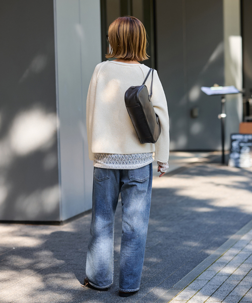 FRAMeWORK（フレームワーク）の「SPRING-ニット（ニット/セーター・レディース・グレー/アイボリー/ブルー・FREE）」の17枚目の写真