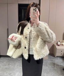 Ritzy（リッツィー）の「もこもこ フェイクファージャケット（その他アウター）」