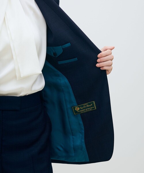 TOMORROWLAND collection(トゥモローランドコレクション)の「ZELANDER NATURAL STRETCH 1Bテーラードジャケット(テーラードジャケット・レディース・ネイビー・36/38)」の6枚目の写真