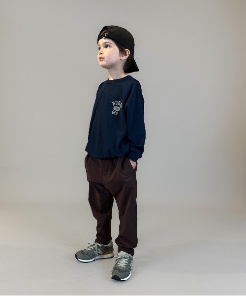 GROOVY COLORS（グルービーカラーズ）の「PTT Drawstrings Long Sleeve Tee（Tシャツ/カットソー・キッズ・ネイビー・125/115）」の6枚目の写真