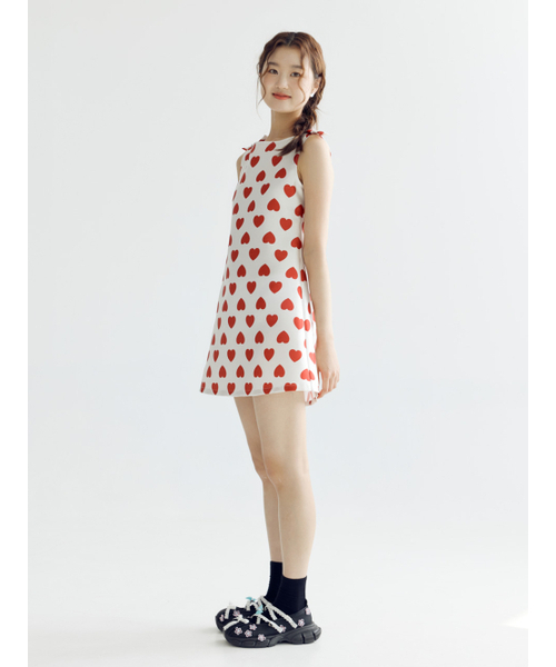 BOMNAL BOUTIQUE（ボムナルブティック）の「リボンミニドレス _ アイボリー（ワンピース・レディース・その他・SMALL/MEDIUM）」の2枚目の写真