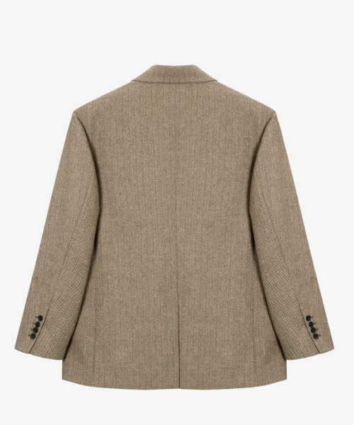 COUTURE]ヘリンボーンオーバーサイズジャケット（テーラードジャケット