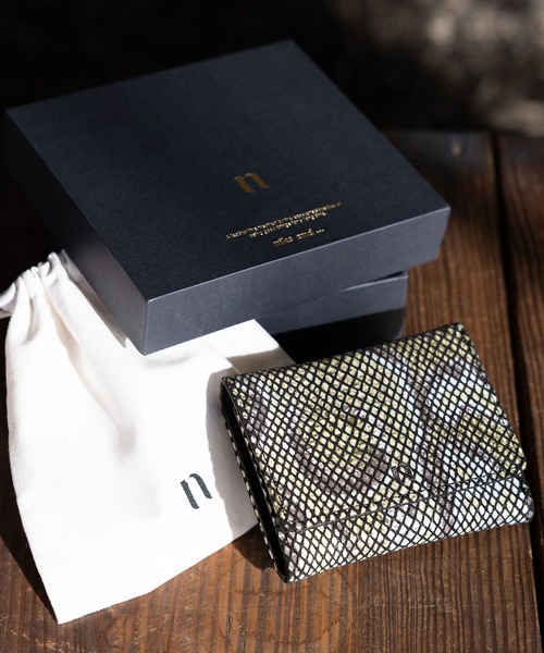 niko and...(ニコアンド)の「オリジナル9ポケットレザー三つ折り財布(財布・レディース・ブラック/ダークブラウン/その他1・0)」の3枚目の写真