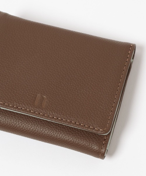niko and...(ニコアンド)の「オリジナル9ポケットレザー三つ折り財布(財布・レディース・ブラック/ダークブラウン/その他1・0)」の9枚目の写真