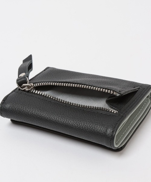 オリジナル9ポケットレザー三つ折り財布（財布）｜niko and