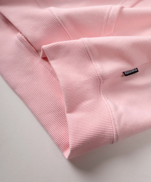 THRASHER（スラッシャー）の「【70】【THRASHER/スラッシャー】ブランドロゴ アップリケ刺繍 裏毛 ジップパーカー/ダブルジップ/ショート丈有り（パーカー・メンズ・ピンク/ブラック/ブラック系その他2/ブラック系その他/グレー・FREE/M/L/XL）」の12枚目の写真