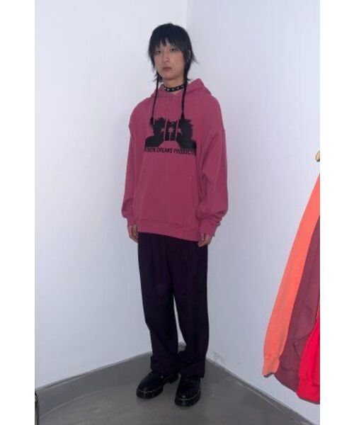 NICE GHOST CLUB(ナイスゴーストクラブ)の「BROKEN DREAMS HOODIE_PINK(NG2ESUM405A)(パーカー・レディース・ピンク・S/M/L)」の8枚目の写真