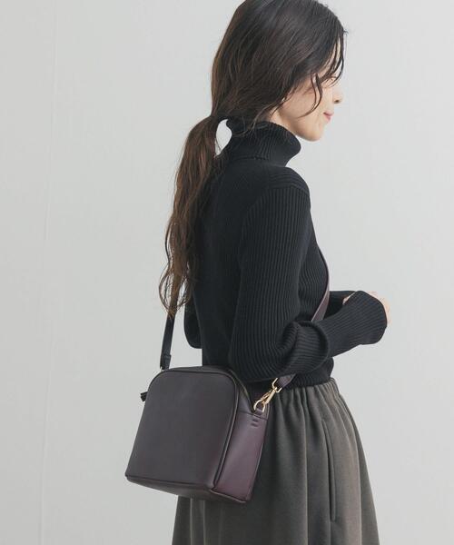 URBAN RESEARCH DOORS(アーバンリサーチドアーズ)の「タートルネックリブニット(ニット/セーター・レディース・オレンジ/オフホワイト/ブラック・FREE)」の11枚目の写真