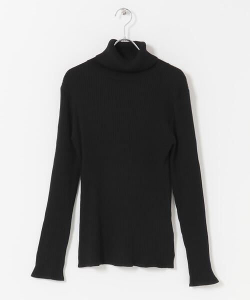 URBAN RESEARCH DOORS(アーバンリサーチドアーズ)の「タートルネックリブニット(ニット/セーター・レディース・オレンジ/オフホワイト/ブラック・FREE)」の18枚目の写真