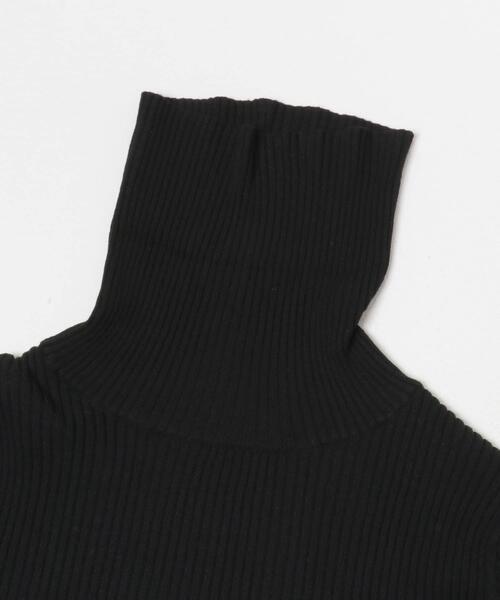 URBAN RESEARCH DOORS(アーバンリサーチドアーズ)の「タートルネックリブニット(ニット/セーター・レディース・オレンジ/オフホワイト/ブラック・FREE)」の19枚目の写真