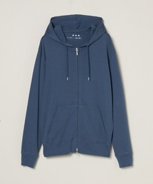 three dots（スリードッツ）の「ブラッシュドリブ ダブルフーディ（パーカー）」