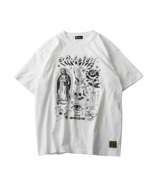 Subciety(サブサエティ)の「Chapter tee(Tシャツ/カットソー・メンズ・ホワイト/ブラック・SMALL/MEDIUM/LARGE/X-LARGE/XX-LARGE)」の14枚目の写真