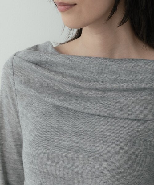 GALLEST（ギャレスト）の「オフショルカットソー（Tシャツ/カットソー・レディース・グレー系4/ライトグリーン/ブラック系8・38）」の9枚目の写真