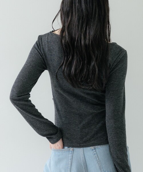 GALLEST（ギャレスト）の「オフショルカットソー（Tシャツ/カットソー・レディース・グレー系4/ライトグリーン/ブラック系8・38）」の16枚目の写真