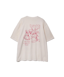 NONFLOOR（ノンフロア）の「ベストロックバンドTシャツクリーム（Tシャツ/カットソー）」