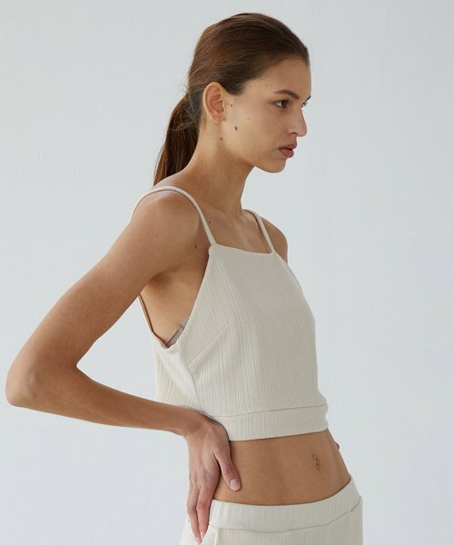 KIMDOH(キムド)の「IVORY WRINKLE SLEEVELESS KNIT TOP(Tシャツ/カットソー・レディース・その他・FREE)」の4枚目の写真