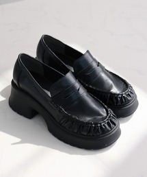 VIVIAN | 厚底ギャザーローファー(ローファー)