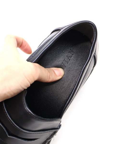 VIVIAN（ヴィヴィアン）の「厚底ギャザーローファー（ローファー・レディース・ブラック/ダークブラウン・S/LL/L/M）」の14枚目の写真