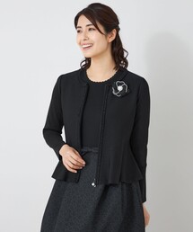 まかろん　新品未使用　TO BE CHIC ノーカラージャケット TO BE CHIC｜トゥー ビー シックのノーカラージャケット通販 - ZOZOTOWN