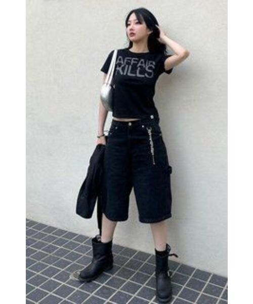 THEVINYLHOUSE（ザバイニルハウス）の「CARPENTER DENIM SHORTS BLACK (VH2EMUPA60A)（その他パンツ・メンズ・その他・L/M/S）」の6枚目の写真
