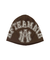 AFTERMATH（アフターマス）の「ATM ARCH LOGO BEANIE BROWN（ニットキャップ/ビーニー）」