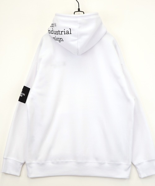 L'atelier(ラトリエ)の「グラフィック パーカー ワイド 長袖スウェット ワンポイント ロゴ(パーカー・メンズ・ブラック系その他2/ホワイト系2/ブラック系2・L/LL/M)」の7枚目の写真