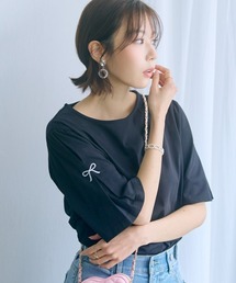 セール】＜大きいサイズ＞ふくれジャガードペプラムチュニック marun 