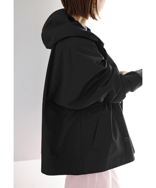 IENA（イエナ）の「《一部サイズ別注》VACHEMENT/ヴァシュモン シェルタフタ ショート コート（その他アウター・レディース・ブラック/ベージュ・38/36）」の20枚目の写真