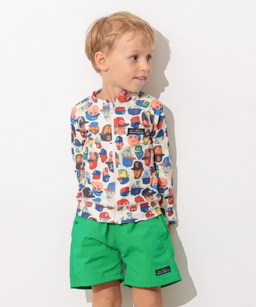 Ocean&Ground（オーシャン&グラウンド）の「ｳﾐﾔﾏ夏ｼｮｰﾂ（その他パンツ・キッズ・パープル/ブルー系その他/ブラック/グリーン/レッド/ピンク/イエロー・100/140/130/120/110/90）」の3枚目の写真