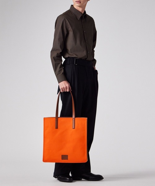 Paul Smith（ポールスミス）の「コンサティーナキャンバス トートバッグ【553438 N190T】（トートバッグ・メンズ・オレンジ/グリーン・FREE）」の9枚目の写真