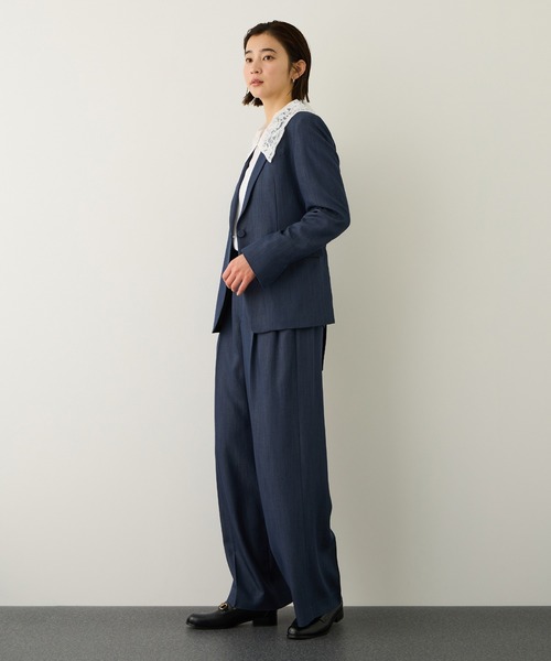 ROPE'（ロペ）の「レースカラープルオーバーブラウス（シャツ/ブラウス・レディース・ブラック/ホワイト・FREE）」の15枚目の写真