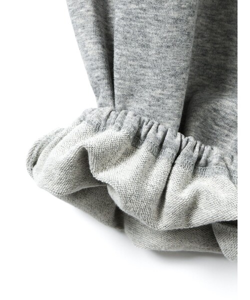 mizuiroind（ミズイロインド）の「mizuiro ind ドライフレンチテリードローストリングヘムパンツ（その他パンツ・レディース・グレー/オフホワイト/ブラック・FREE）」の15枚目の写真