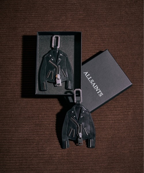 BALFERN LEATHER KEYRING TOKYO | BALFERN レザー キーリング TOKYO(キーホルダー)|ALLSAINTS(オールセインツ)