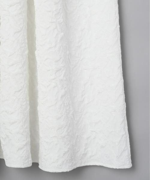 Olu.（オルドット）の「フリルリボンジャガードワンピース（ワンピース・レディース・ブラック×ベージュ/ホワイト系その他/ブラック・0/1）」の13枚目の写真