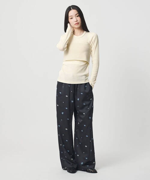 BEAUTY&YOUTH UNITED ARROWS(ビューティーアンドユースユナイテッドアローズ)の「コットンポリウレタン ロングスリーブカットソー&バンドゥ(Tシャツ/カットソー・レディース・ブラック/ライム/クリーム・FREE)」の10枚目の写真