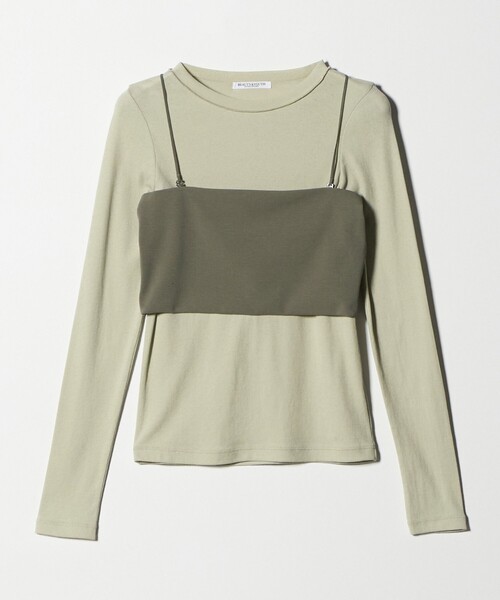 BEAUTY&YOUTH UNITED ARROWS(ビューティーアンドユースユナイテッドアローズ)の「コットンポリウレタン ロングスリーブカットソー&バンドゥ(Tシャツ/カットソー・レディース・ブラック/ライム/クリーム・FREE)」の15枚目の写真
