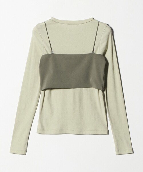 BEAUTY&YOUTH UNITED ARROWS(ビューティーアンドユースユナイテッドアローズ)の「コットンポリウレタン ロングスリーブカットソー&バンドゥ(Tシャツ/カットソー・レディース・ブラック/ライム/クリーム・FREE)」の16枚目の写真